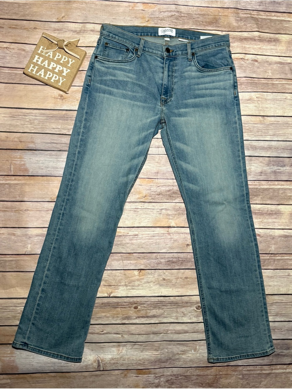 Tecovas Men's Slim Denim Light Blue Jeans size 32-30